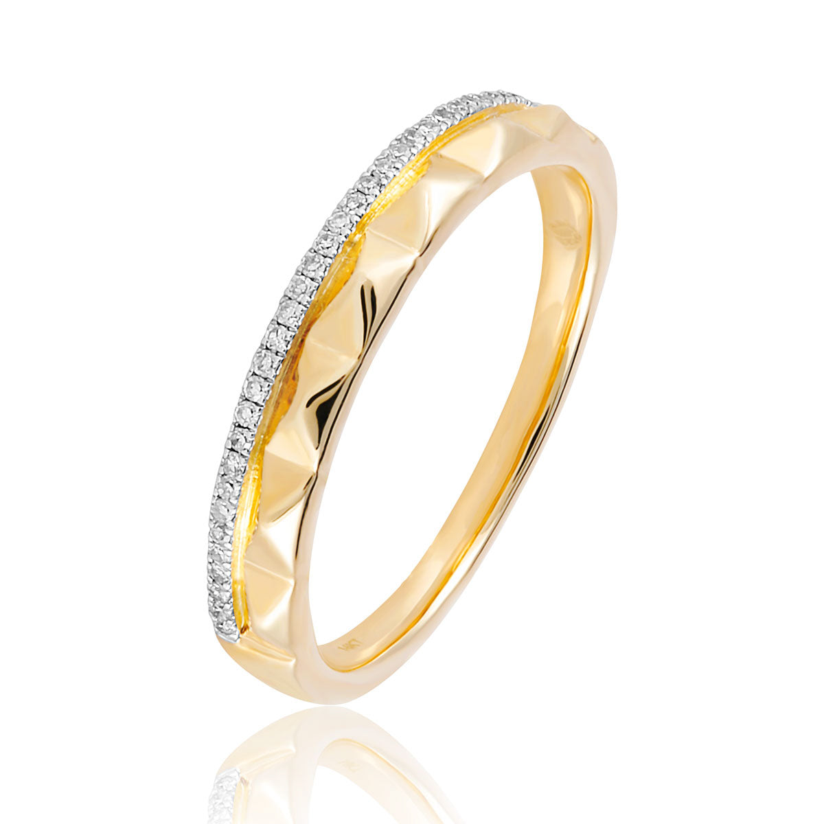 Gilded Pyramids Ring