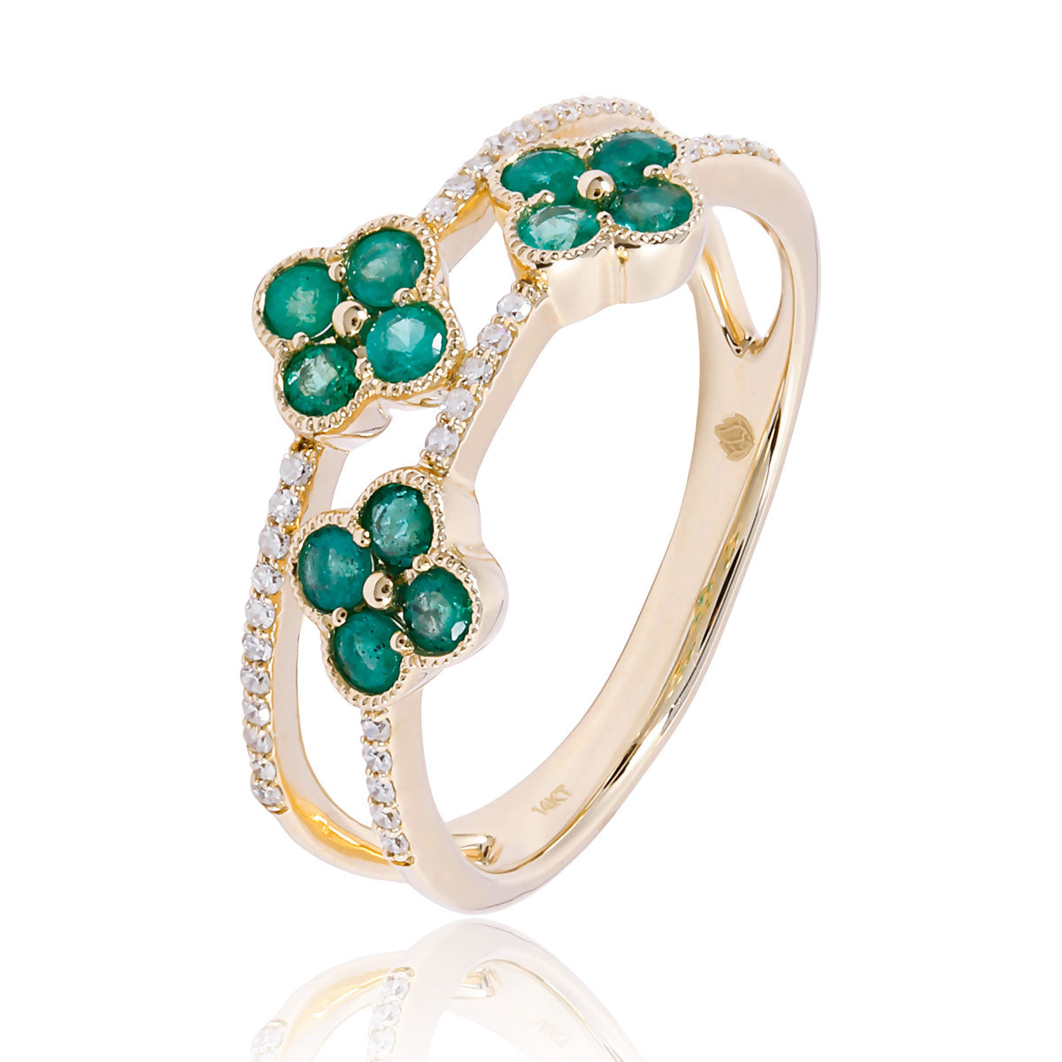 Triple Luck Precious Ring