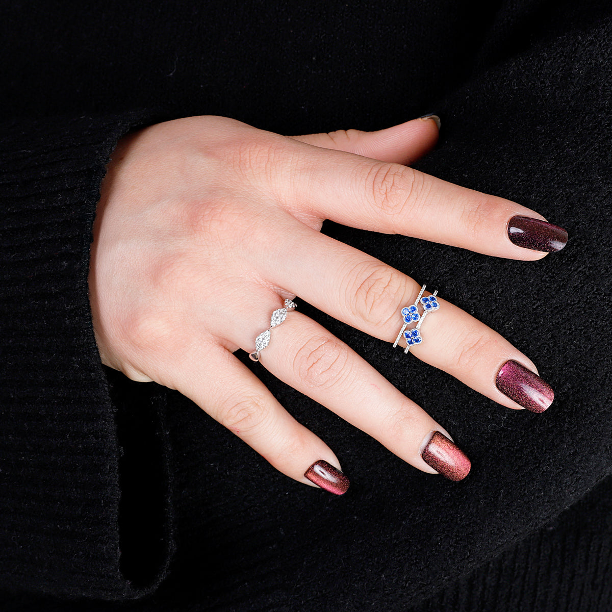 Triple Luck Precious Ring