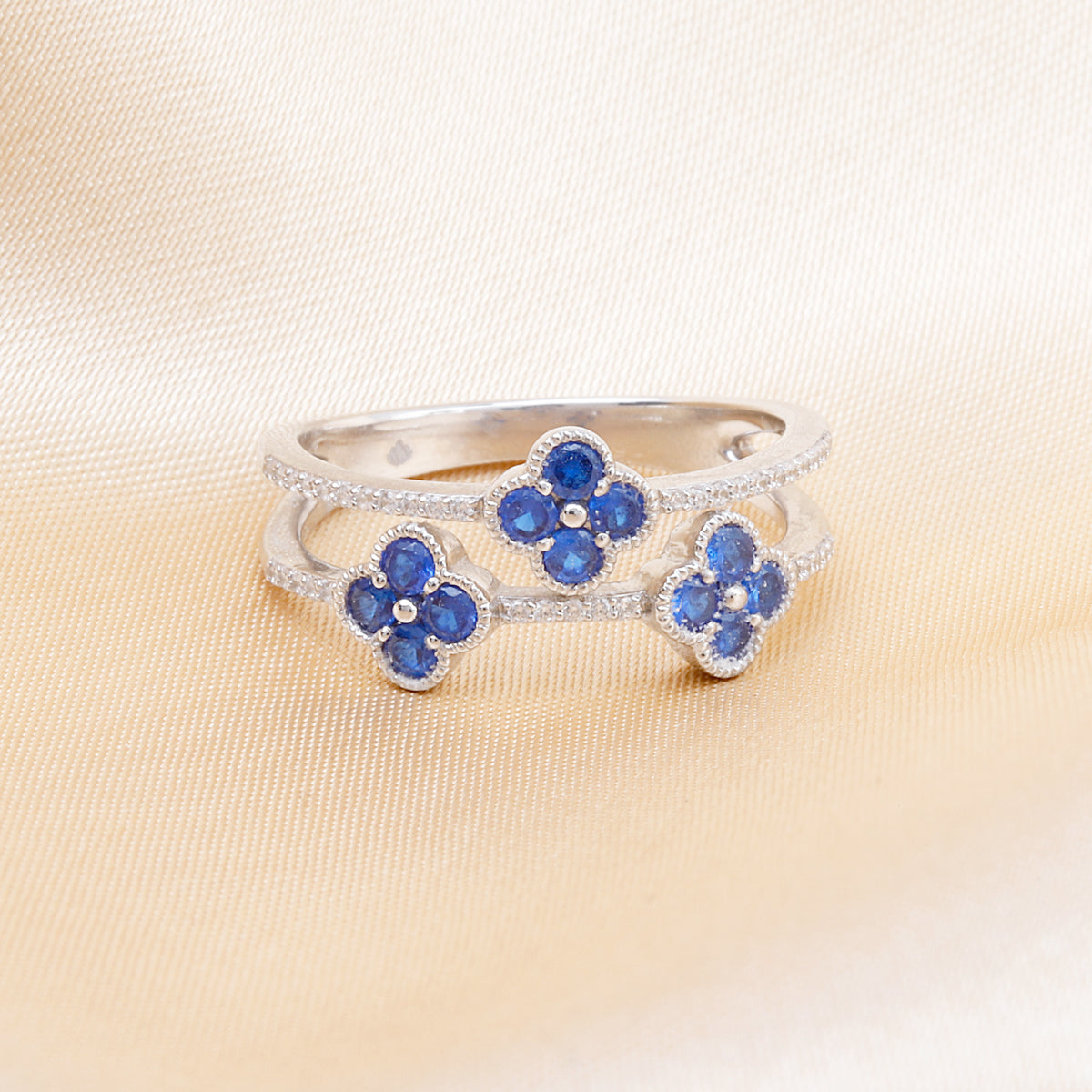 Triple Luck Precious Ring