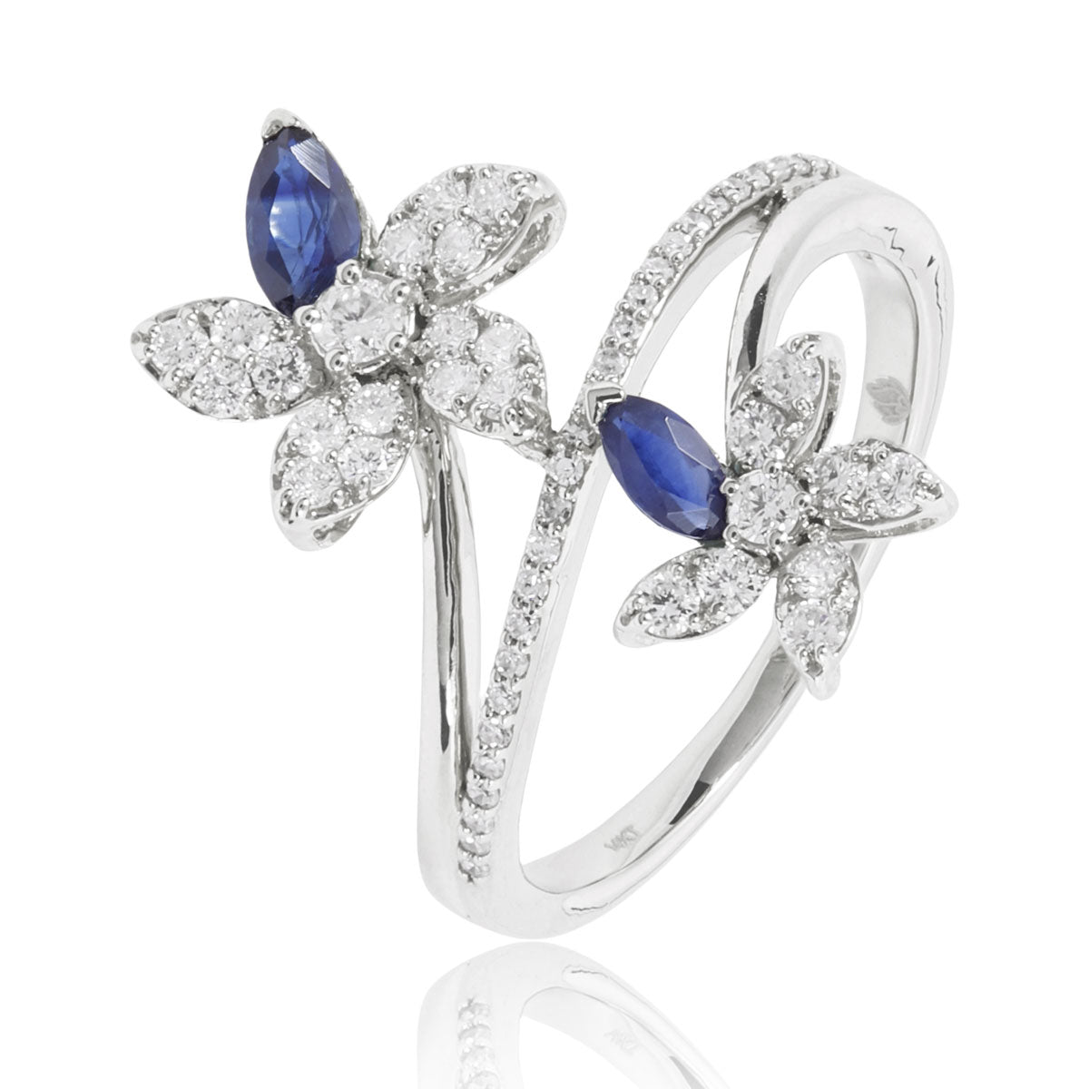 Fleur Duo Bypass Ring