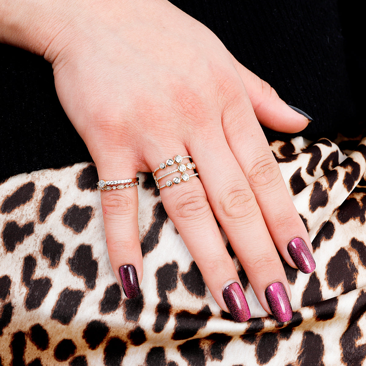 Triple Bubble Harmony Ring