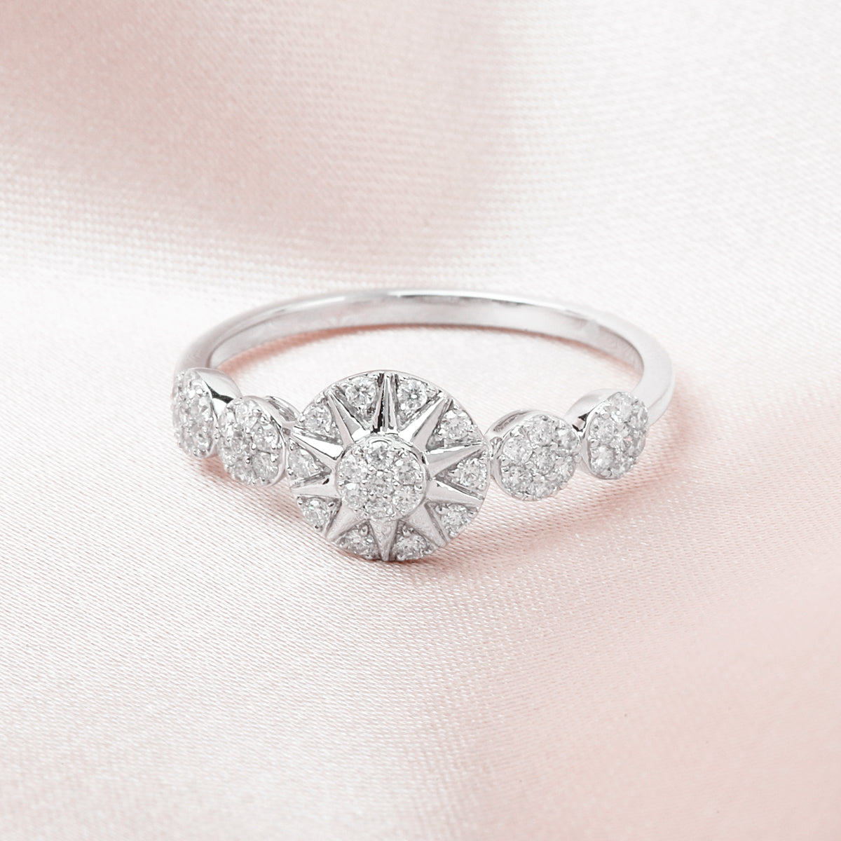 Sunburst Cluster Ring