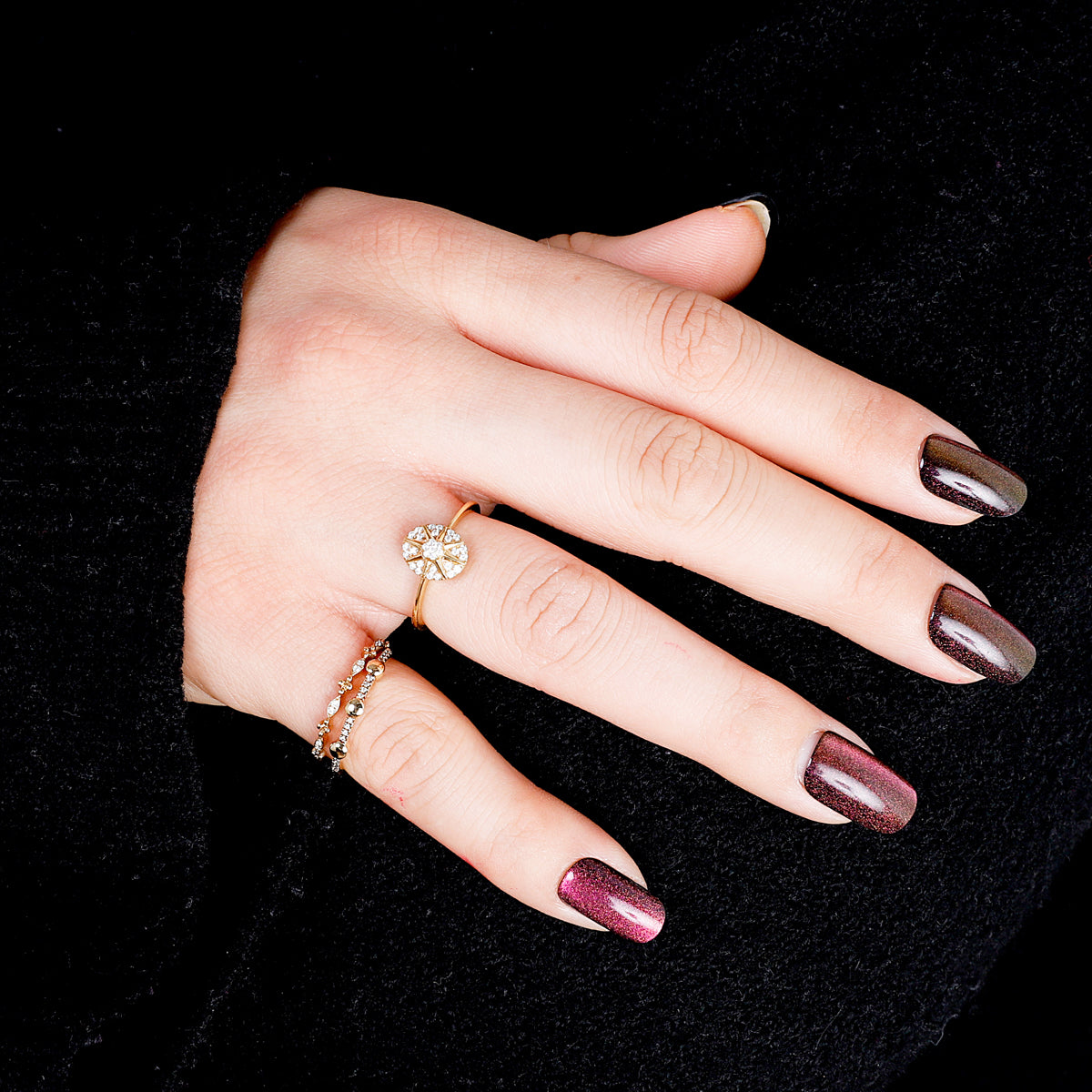 Sunburst Diamond Ring