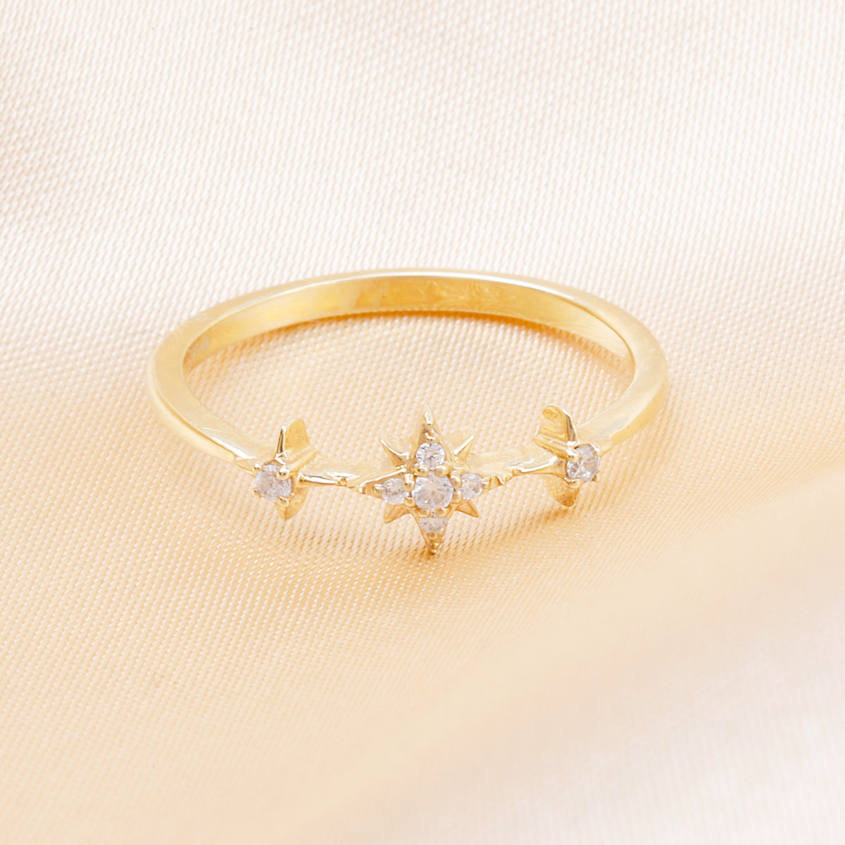 Starburst Trio Ring