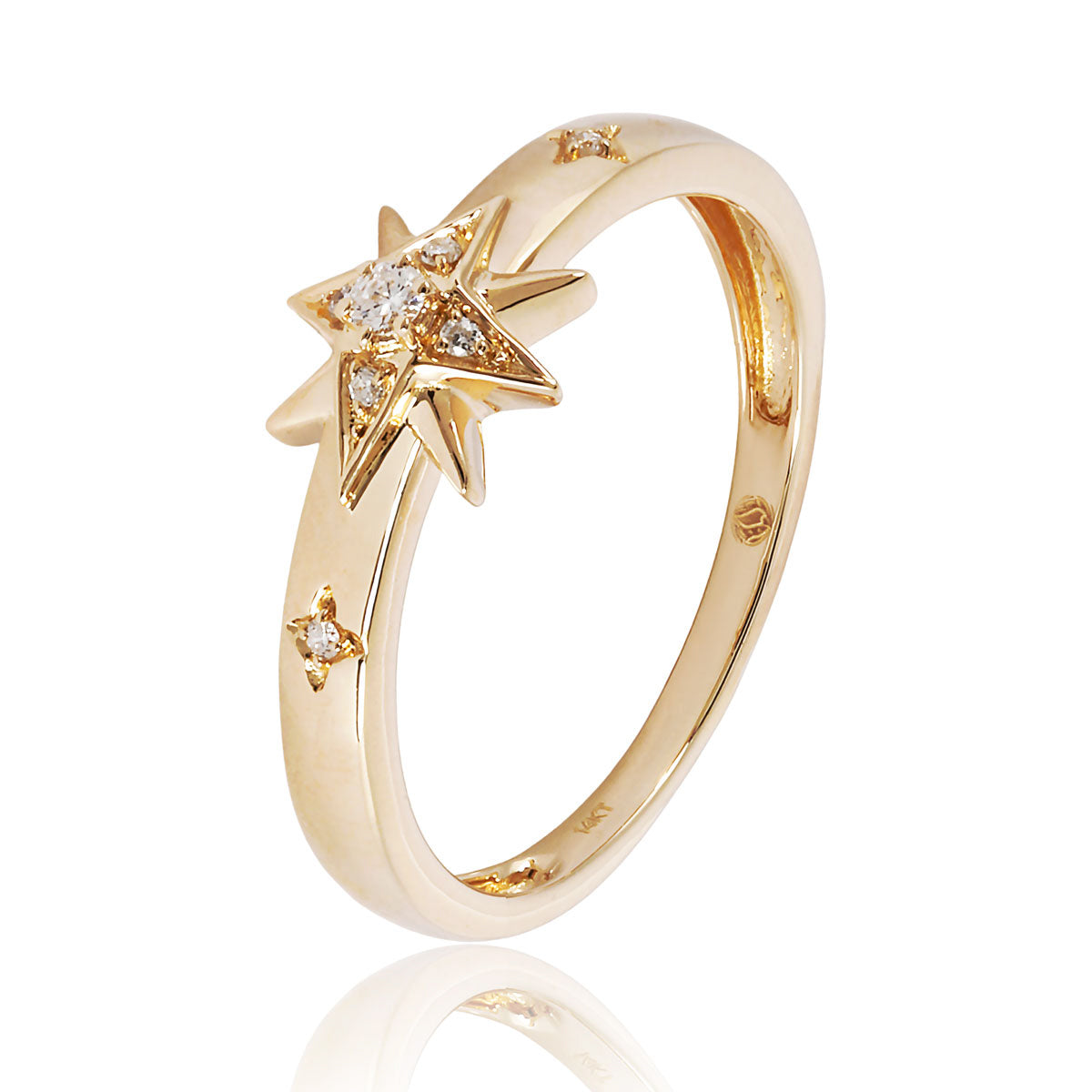 Golden Northstar Ring