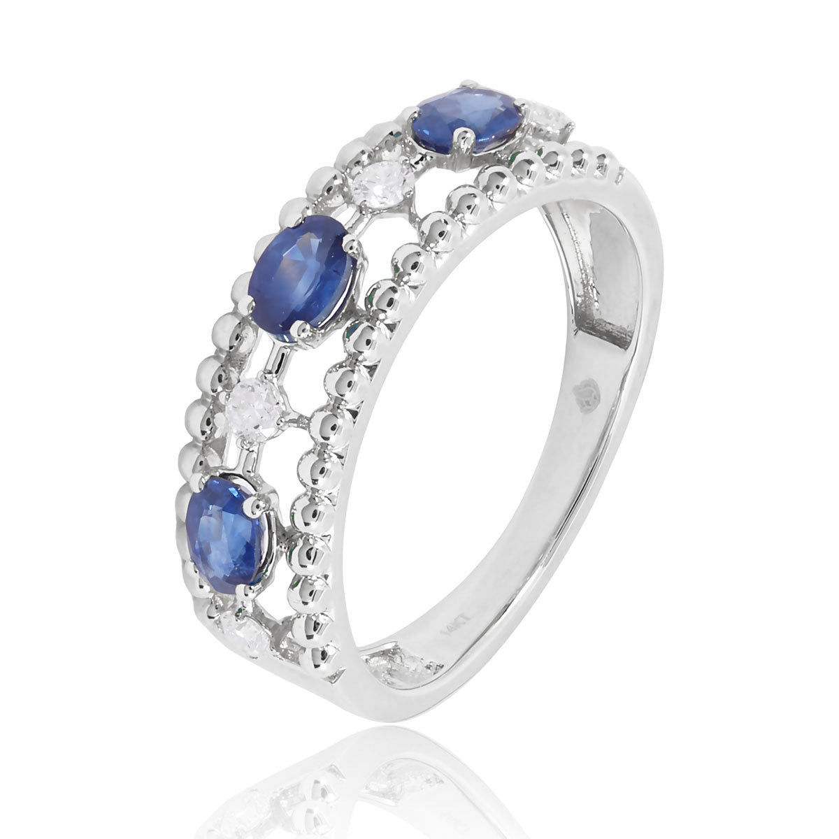 Beaded Precious Harmony Ring