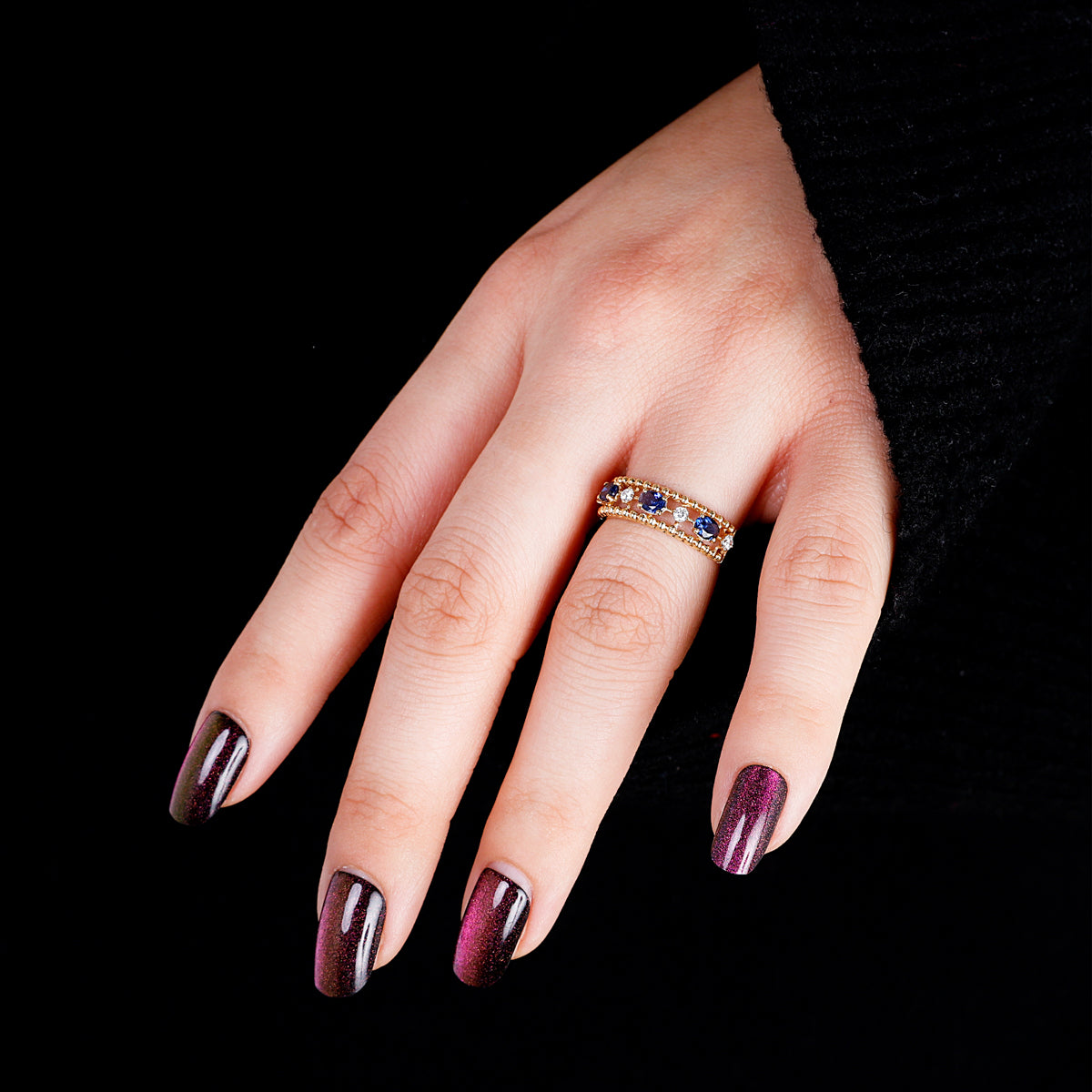 Beaded Precious Harmony Ring