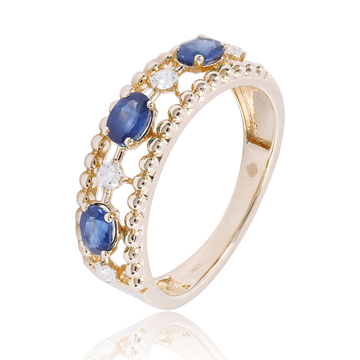 Beaded Precious Harmony Ring