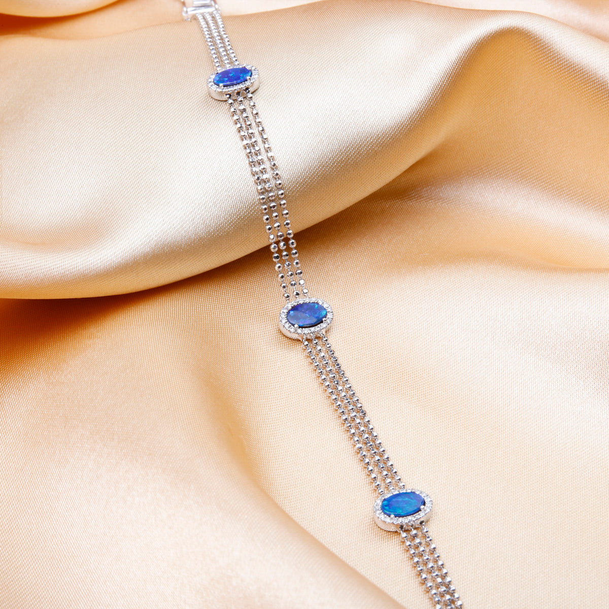 Opal Mesh Bracelet