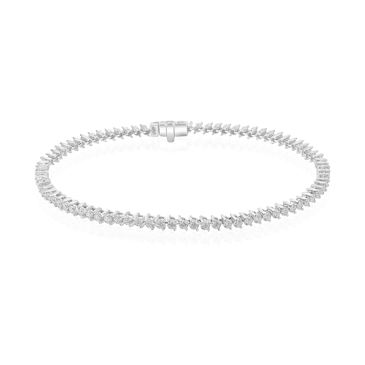 Two Prong Tennis Bracelet