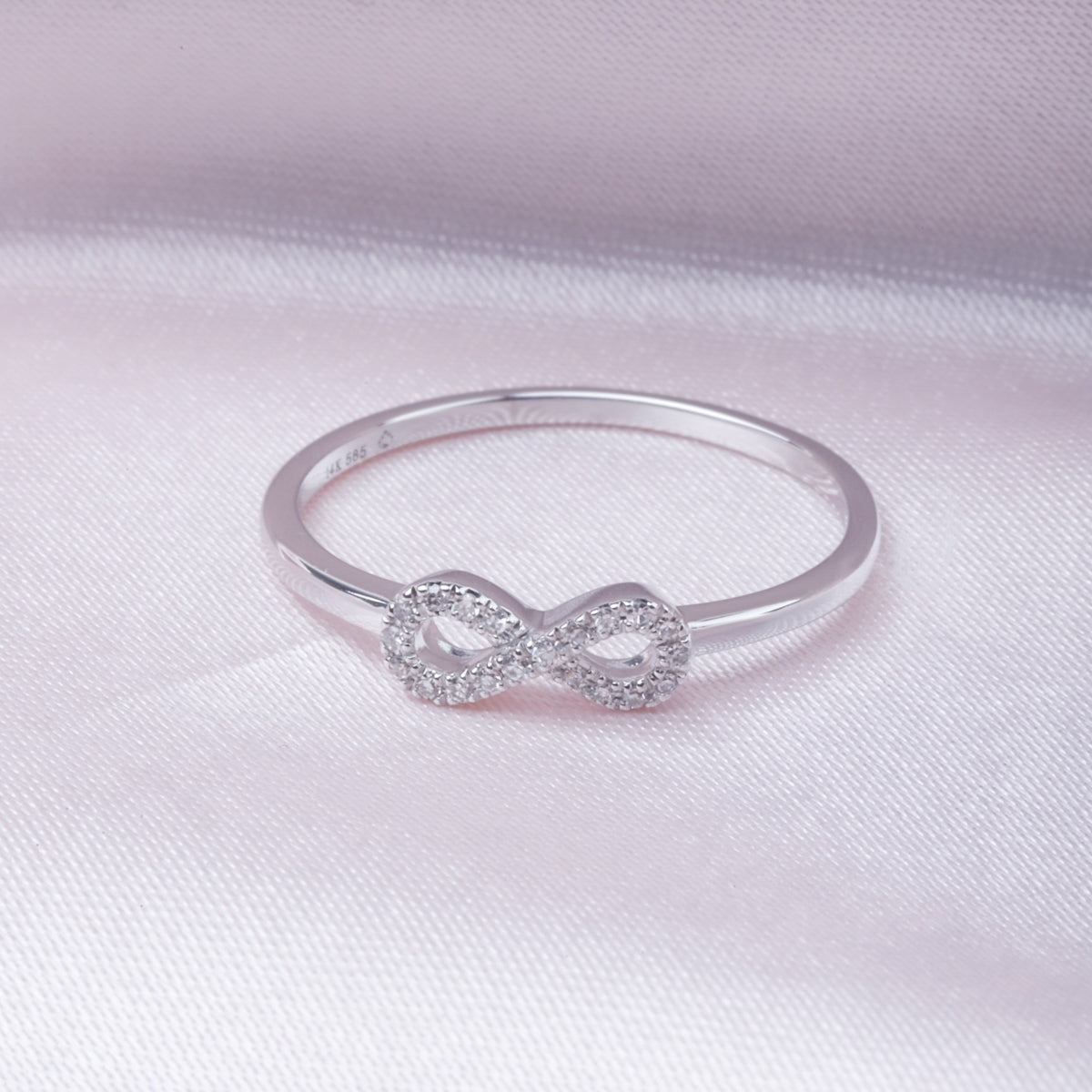 Infinity Diamond Ring