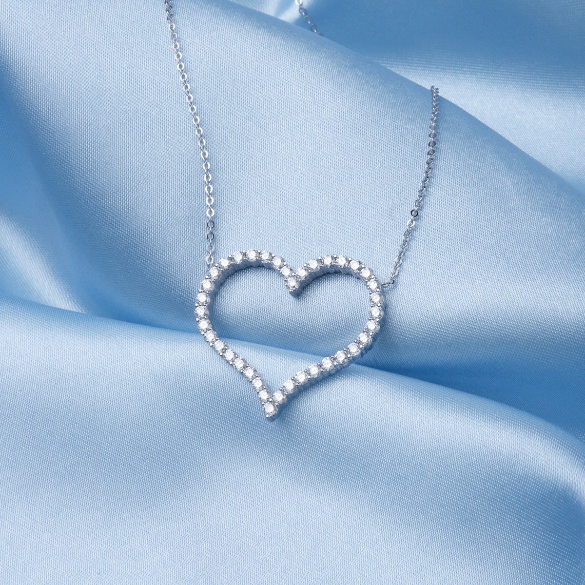 Wide Heart Necklace