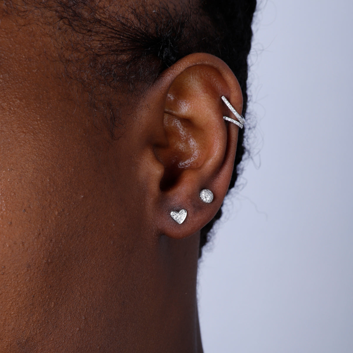 Heart Studs