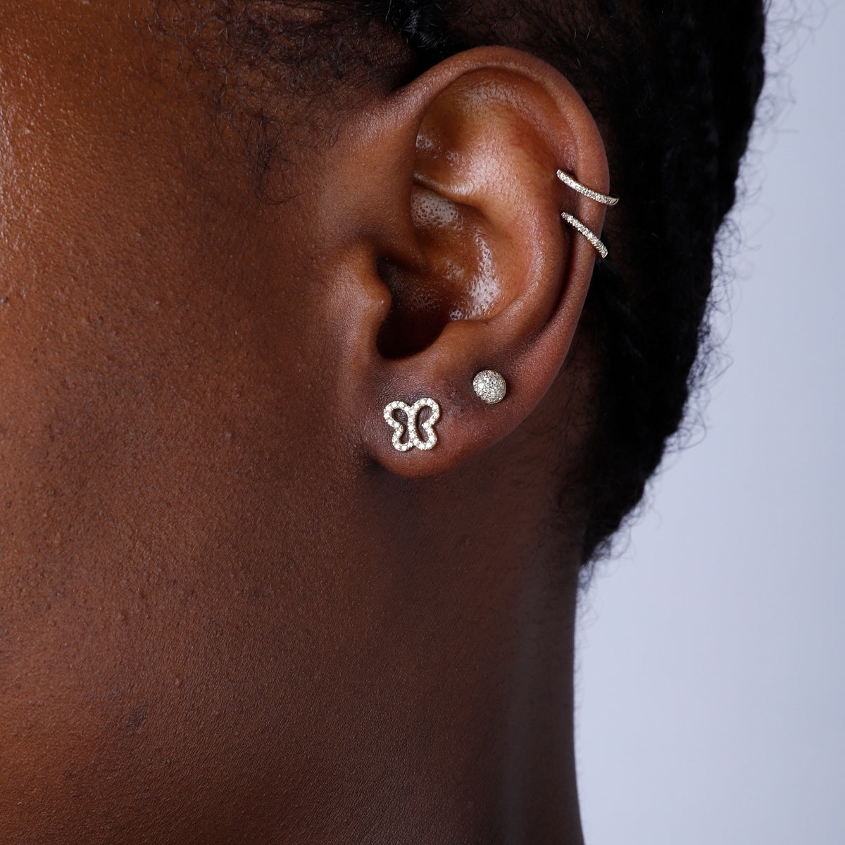 Minimal Butterfly Studs