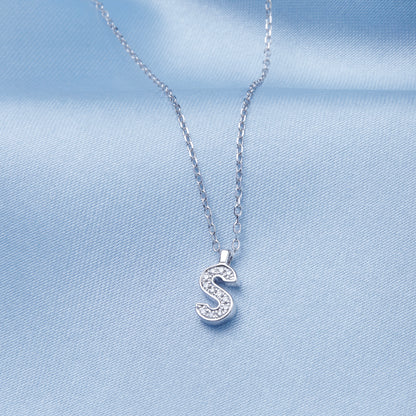 Diamond Initial Necklace