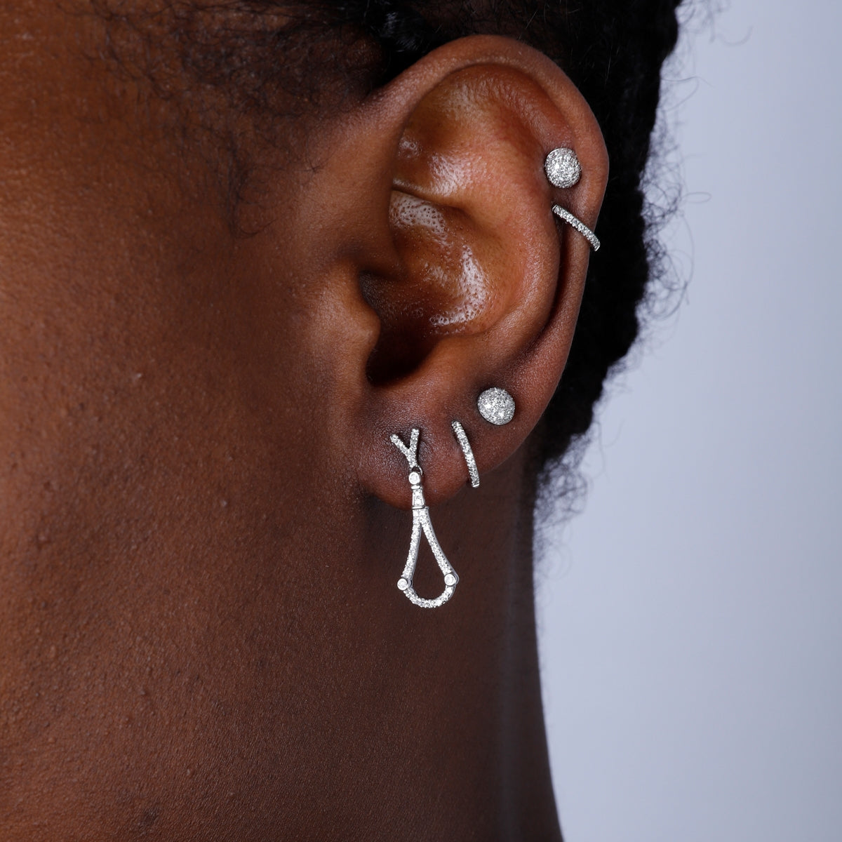 Diamond Dangle Earring Jackets