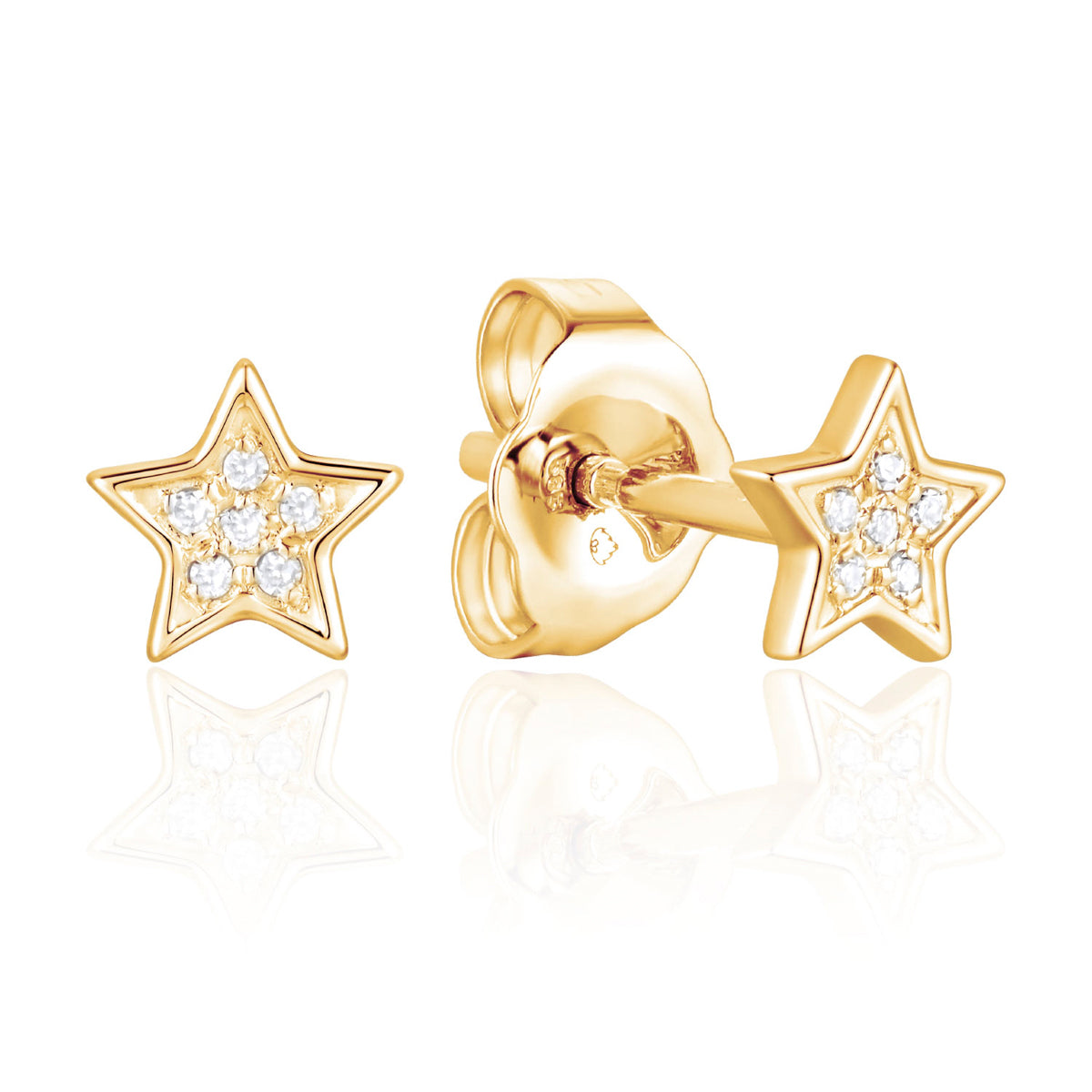 Star Diamond Studs