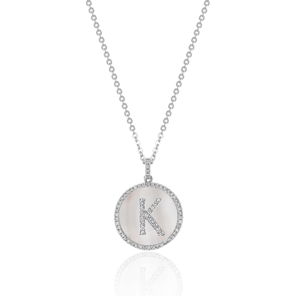 Mother of Pearl Initial