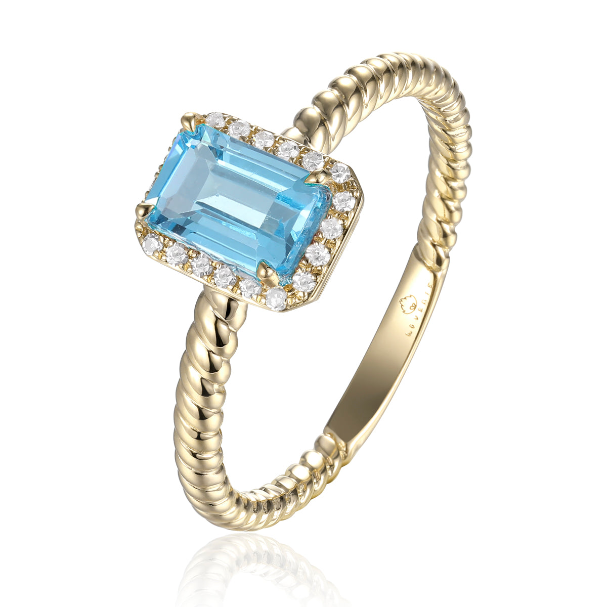 Gold Rope Ring