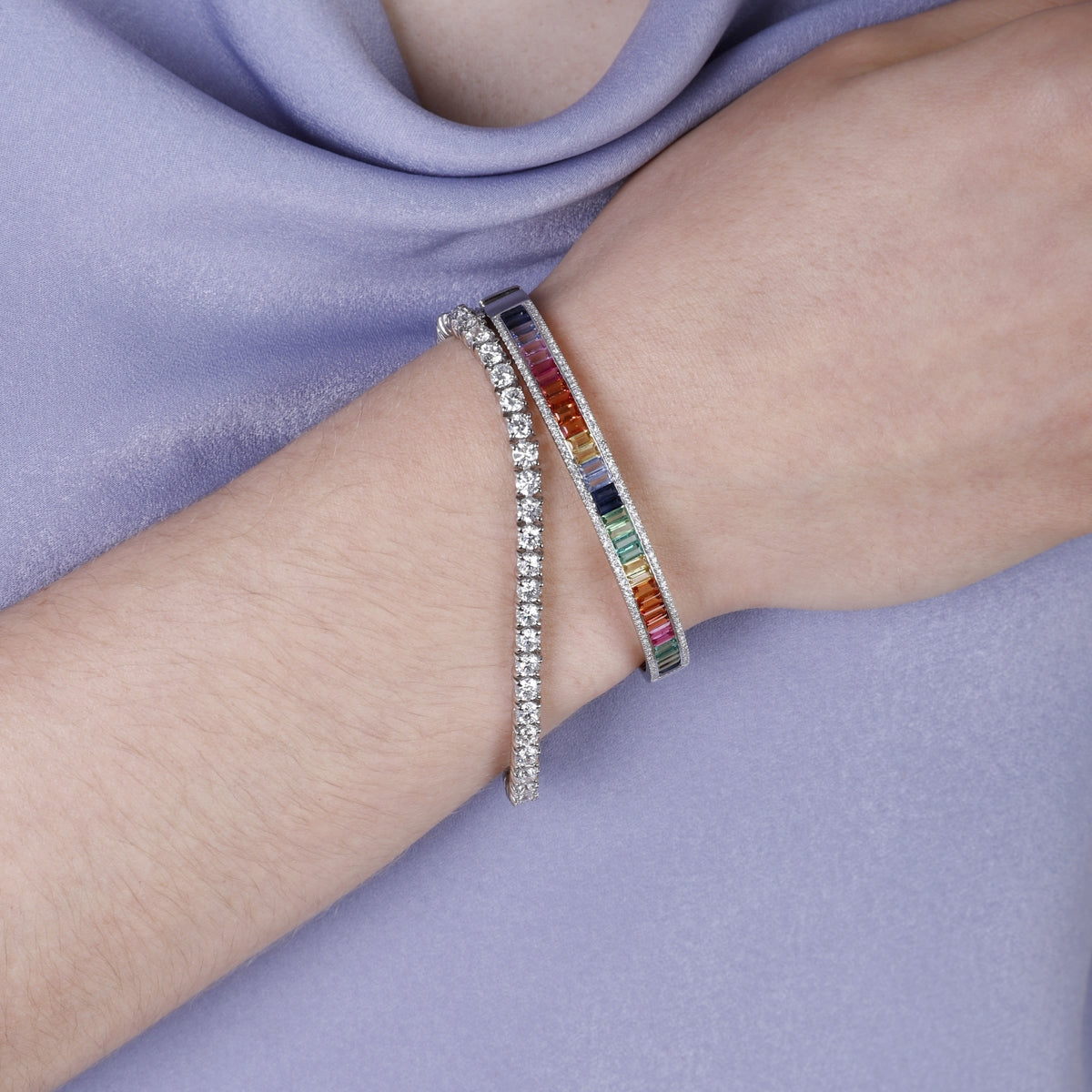 The Luxe Iris Bangle