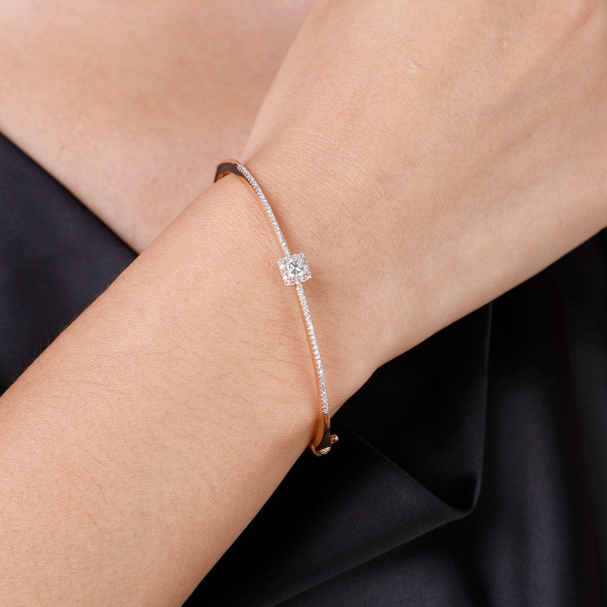 Hinged Halo Princess Bangle