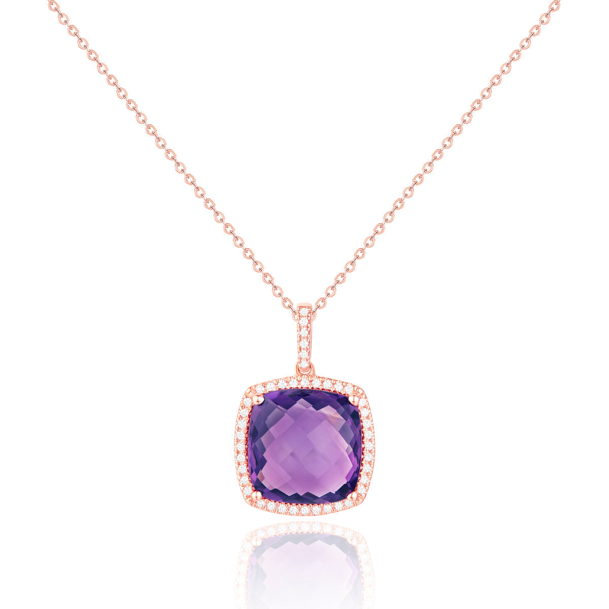 Statement Cushion Cut Necklace