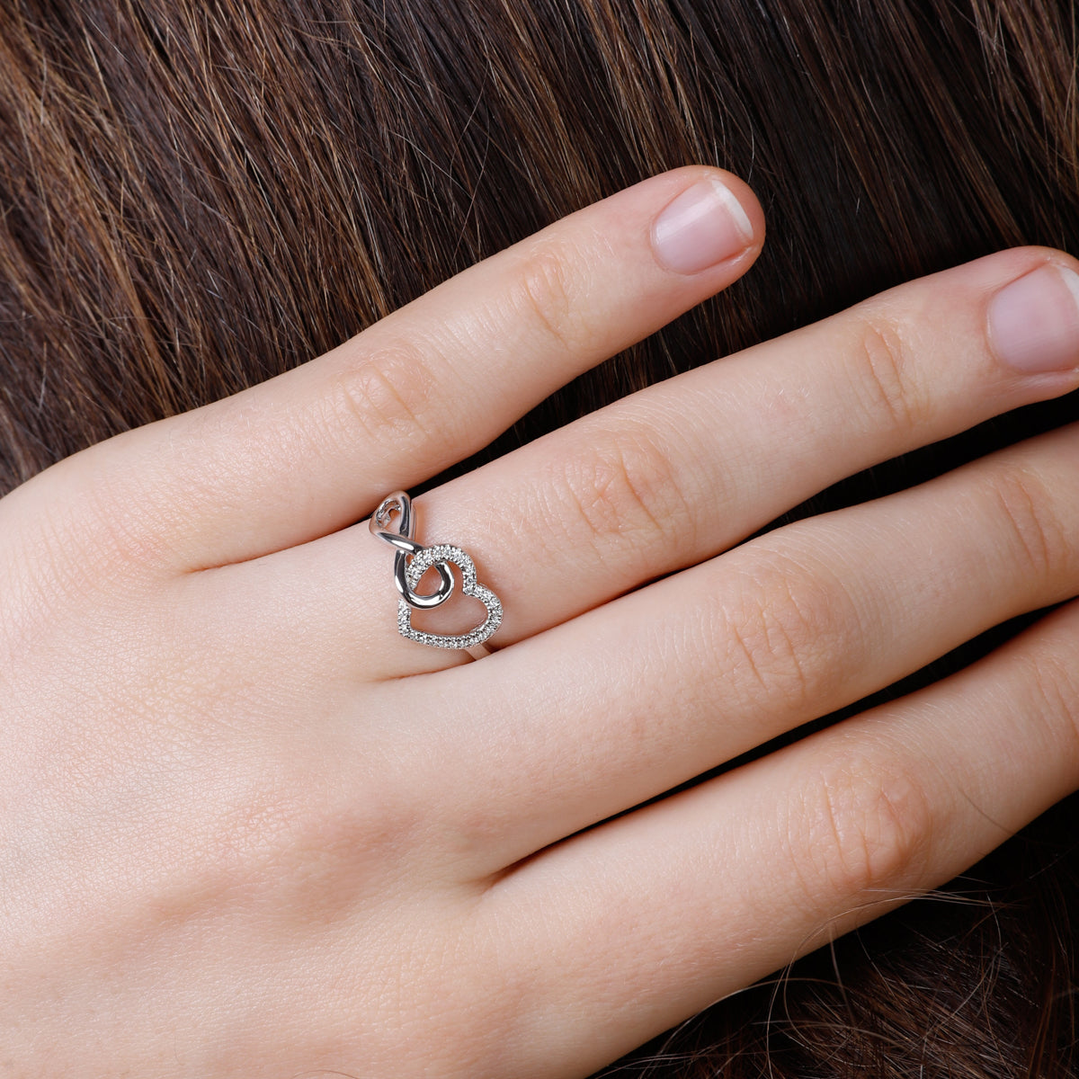 Infinity Love Diamond Ring