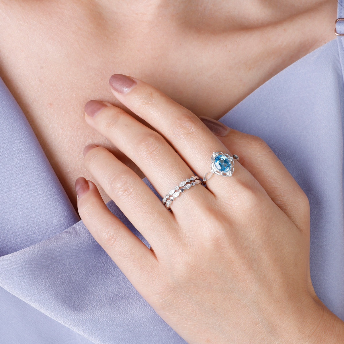 Floral Frame Ring