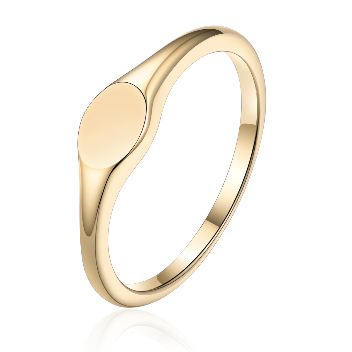Round Signet Ring