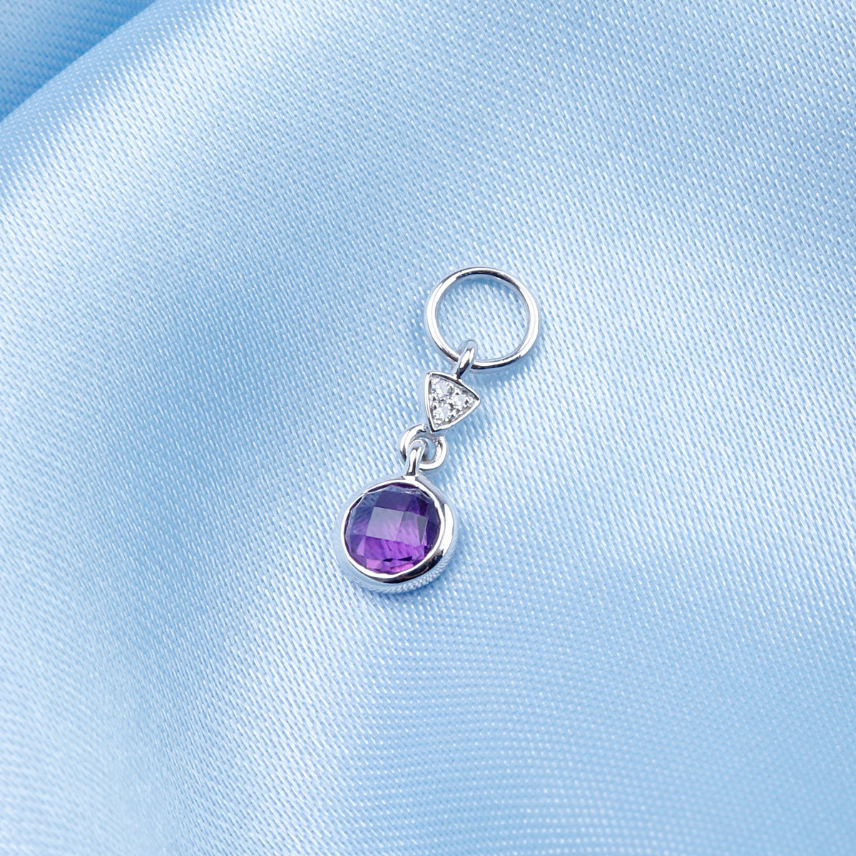 Round Gem Charm