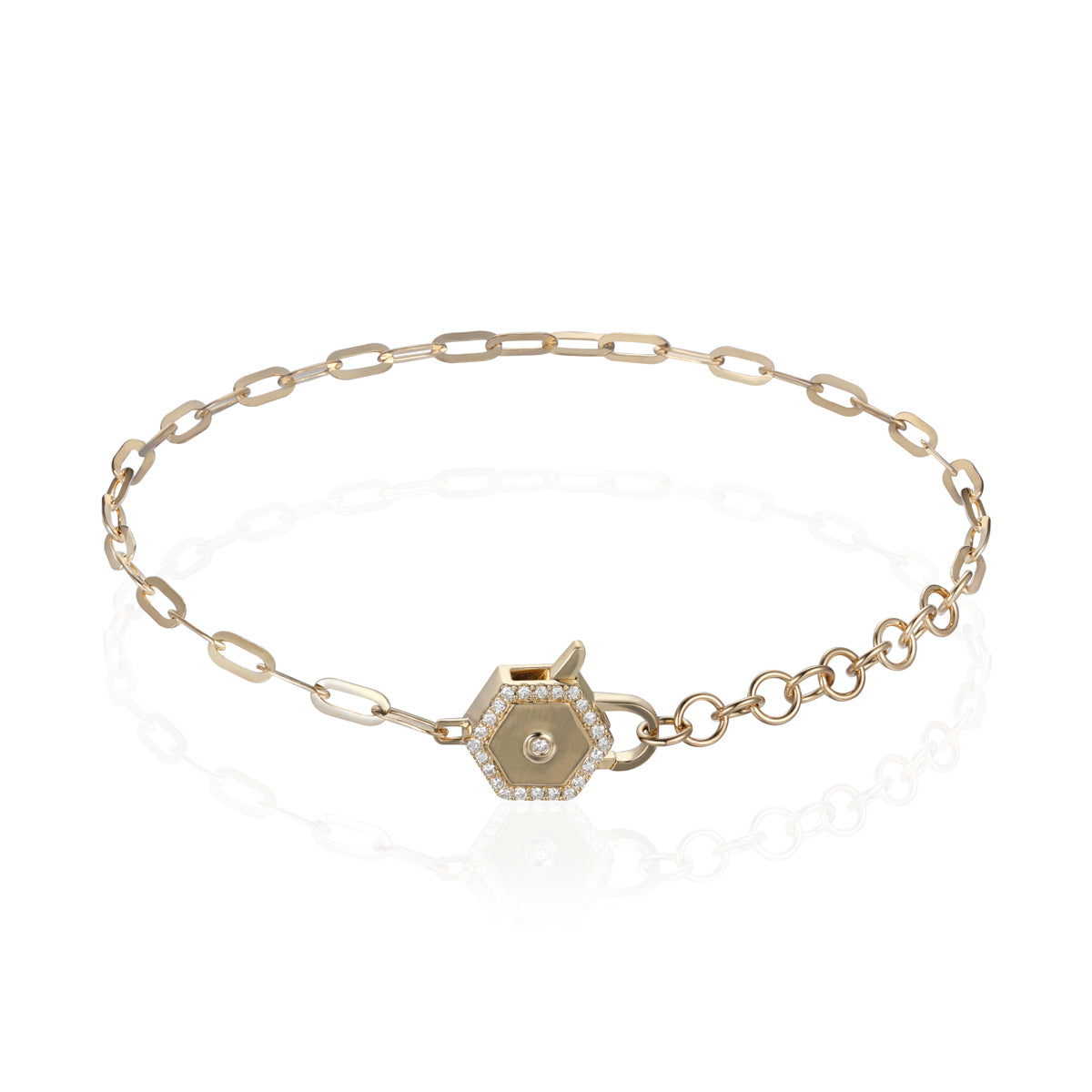 Lock Chain Bracelet