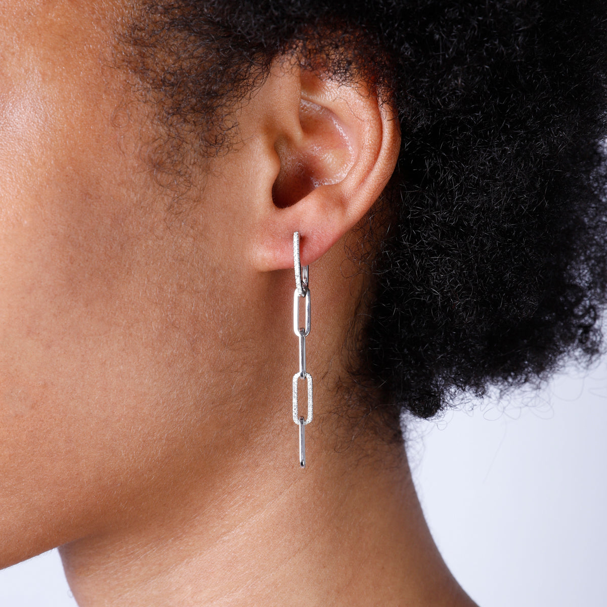 Narrow Chain Earrings