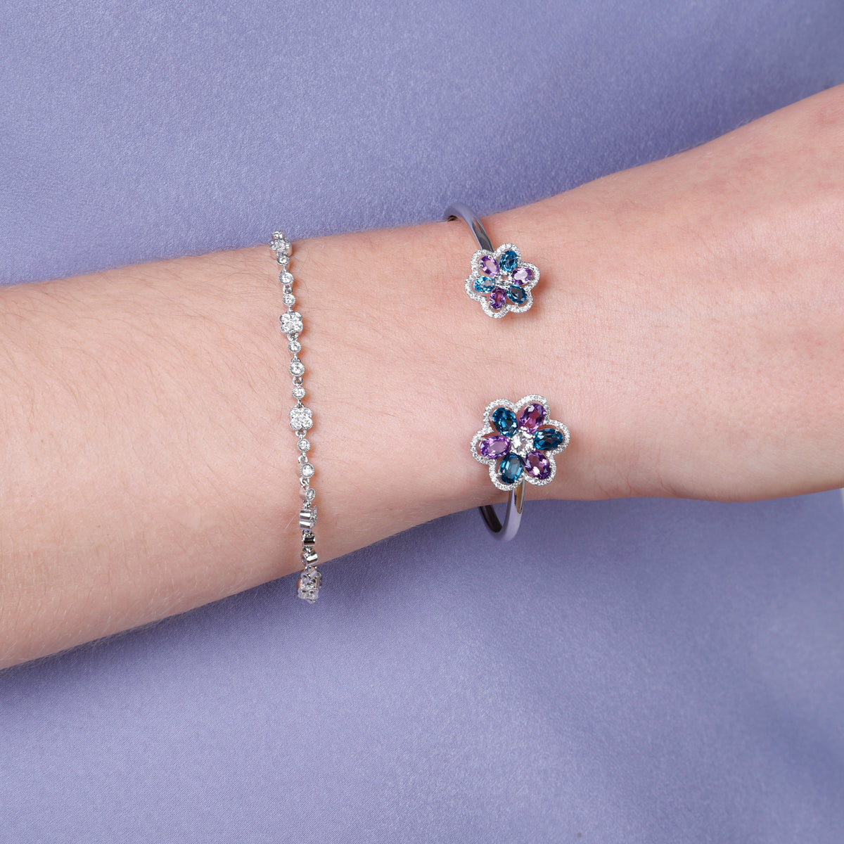 The Daisy Cuff Bangle