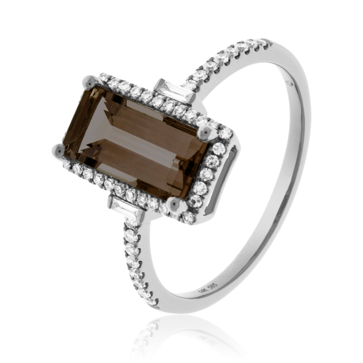 Slim Emerald Cut Ring