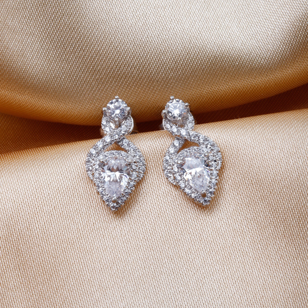 Classy Two Diamond Studs