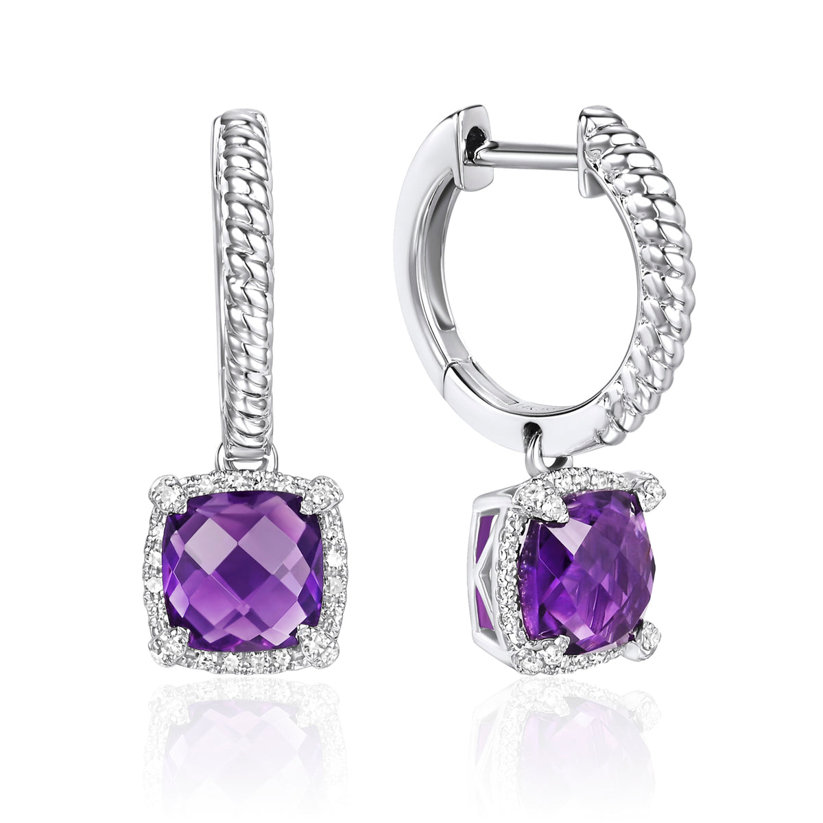 Royal Braided Halo Earrings