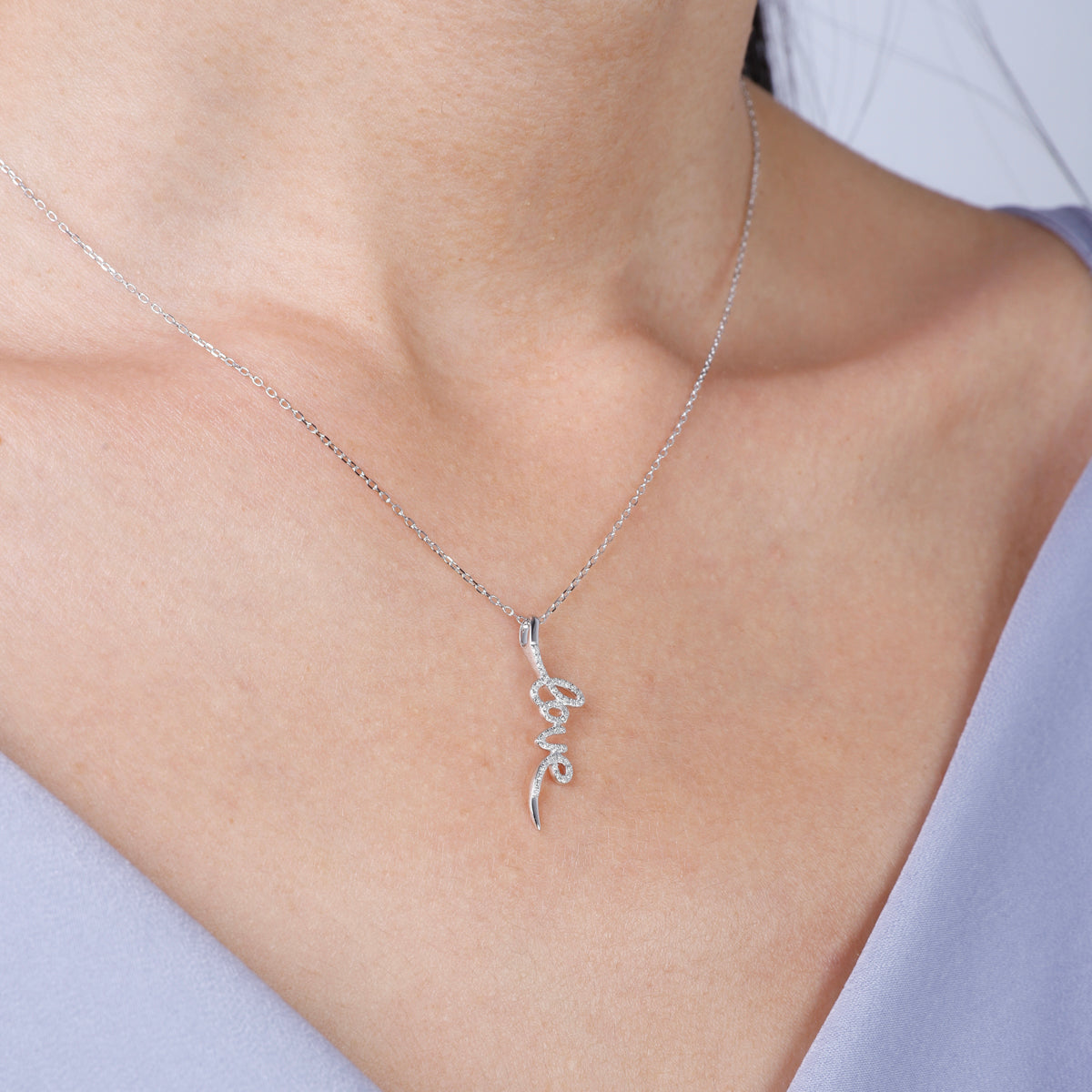 Diamond Love Necklace