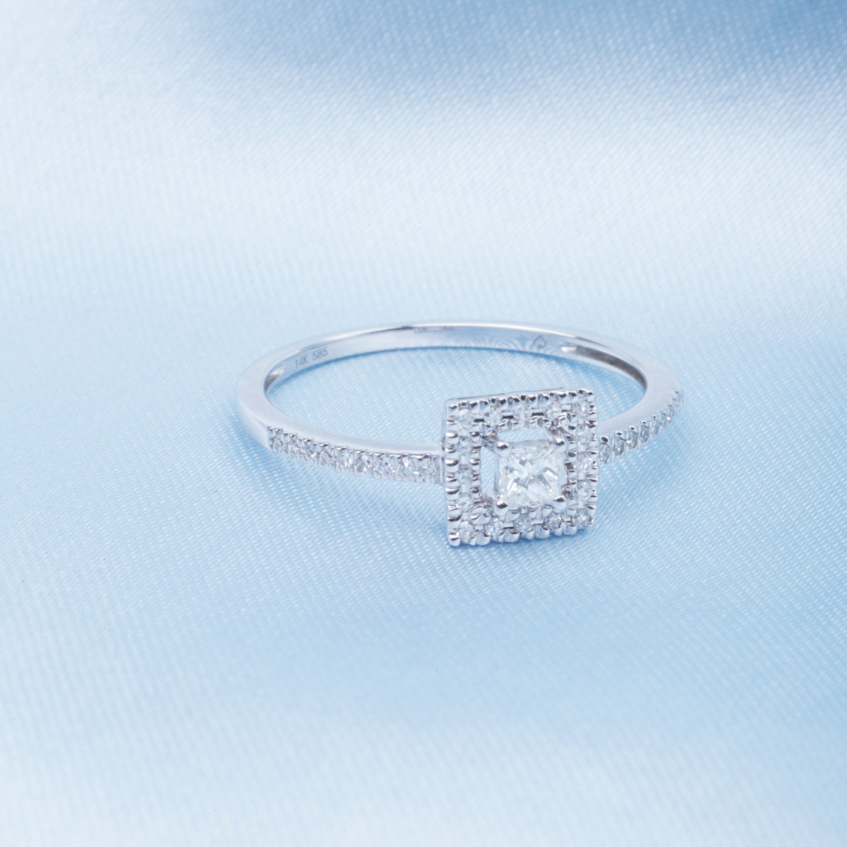 Square Diamond Ring