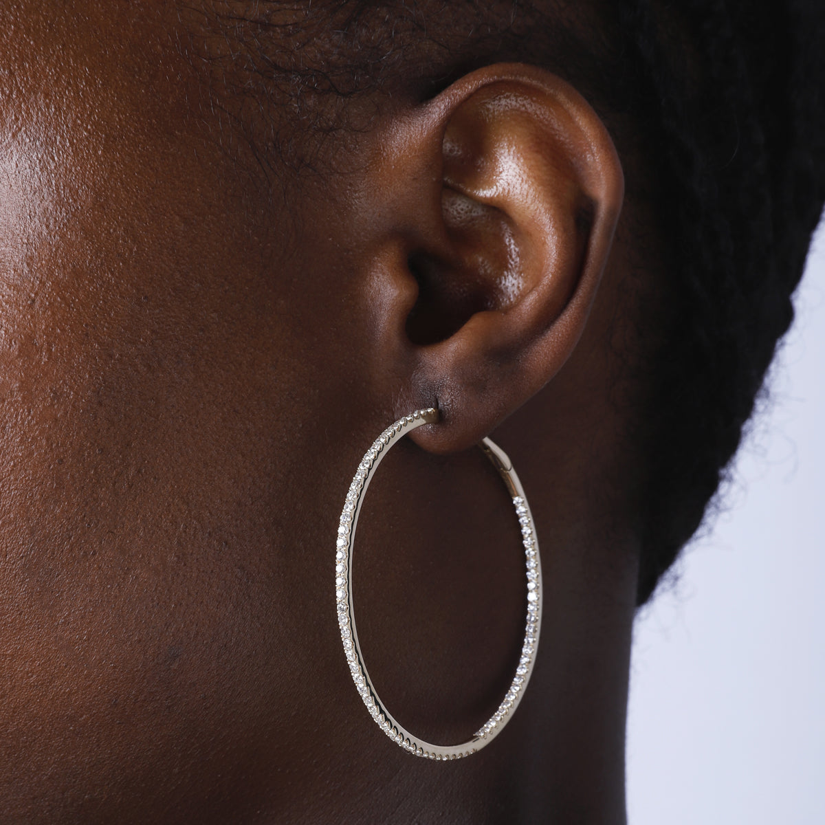 Inside-out Single Row Hoops