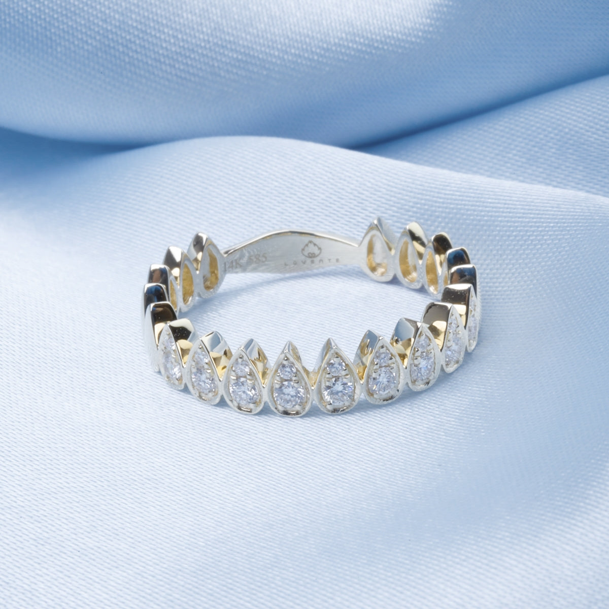 Teardrop Enhancer Diamond Band