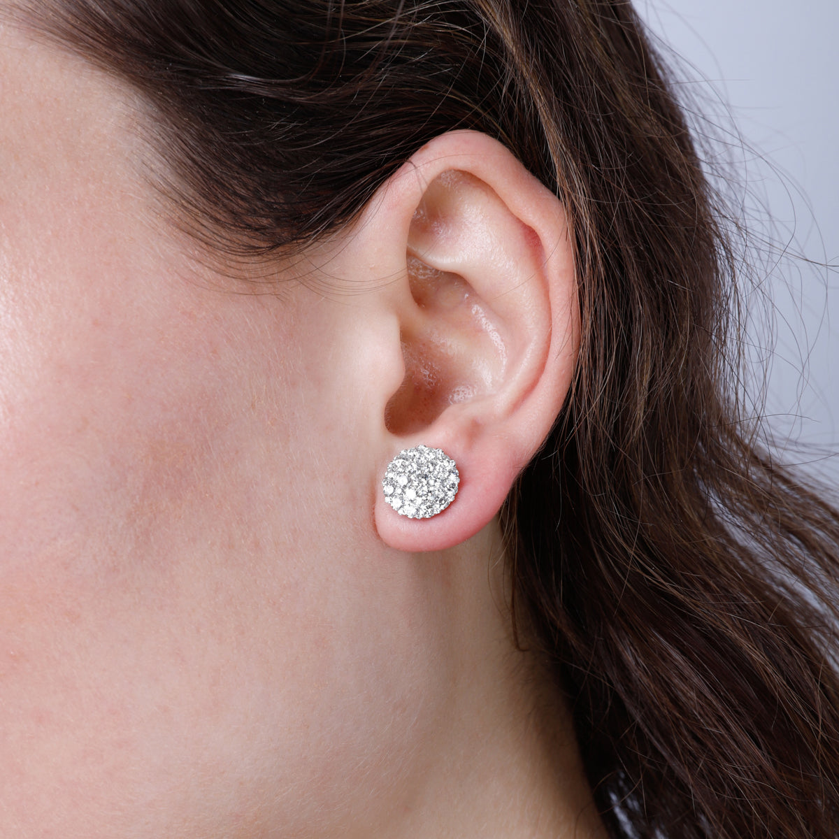 Diamond Cluster Earrings