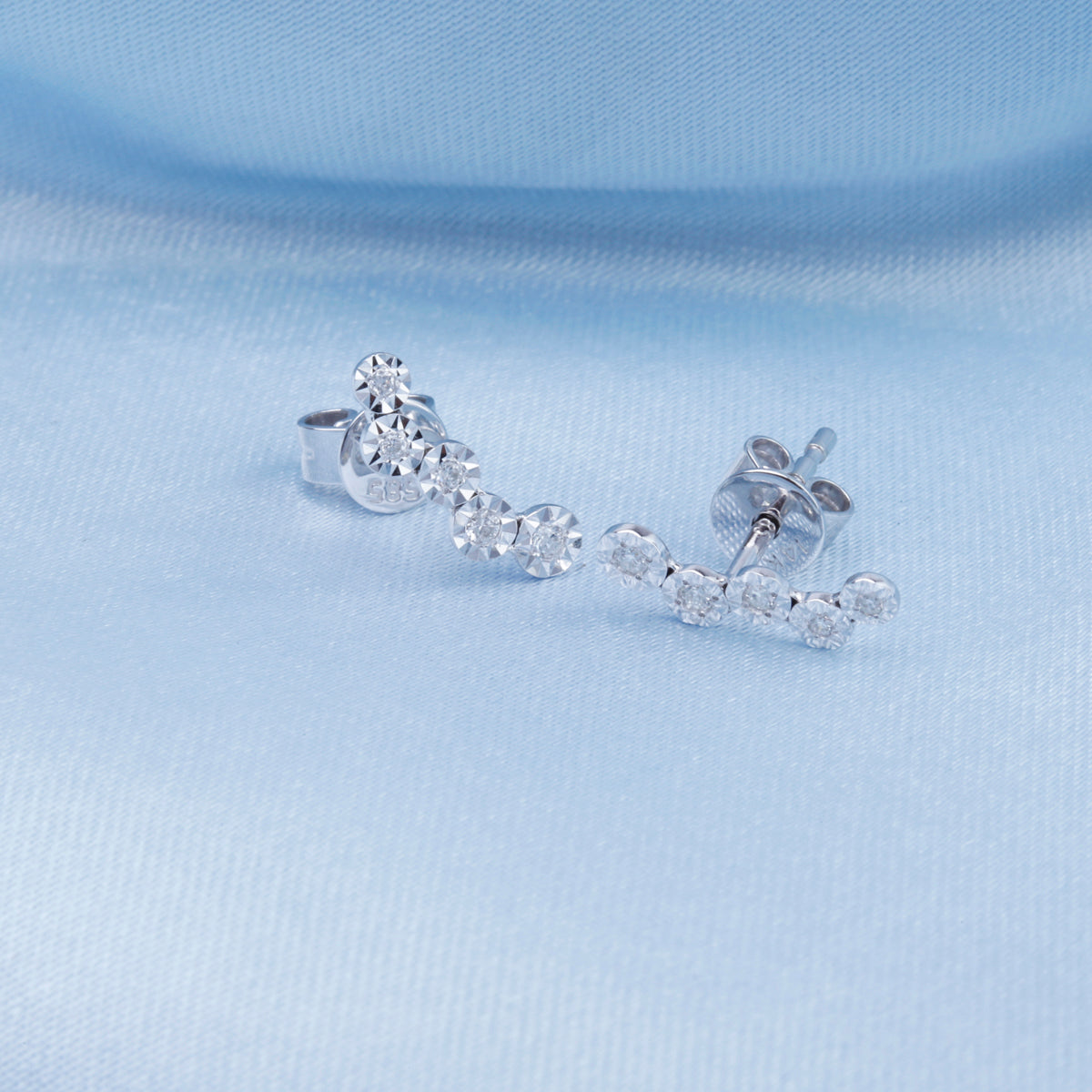 Freeform Cosmic Crescent Earrings