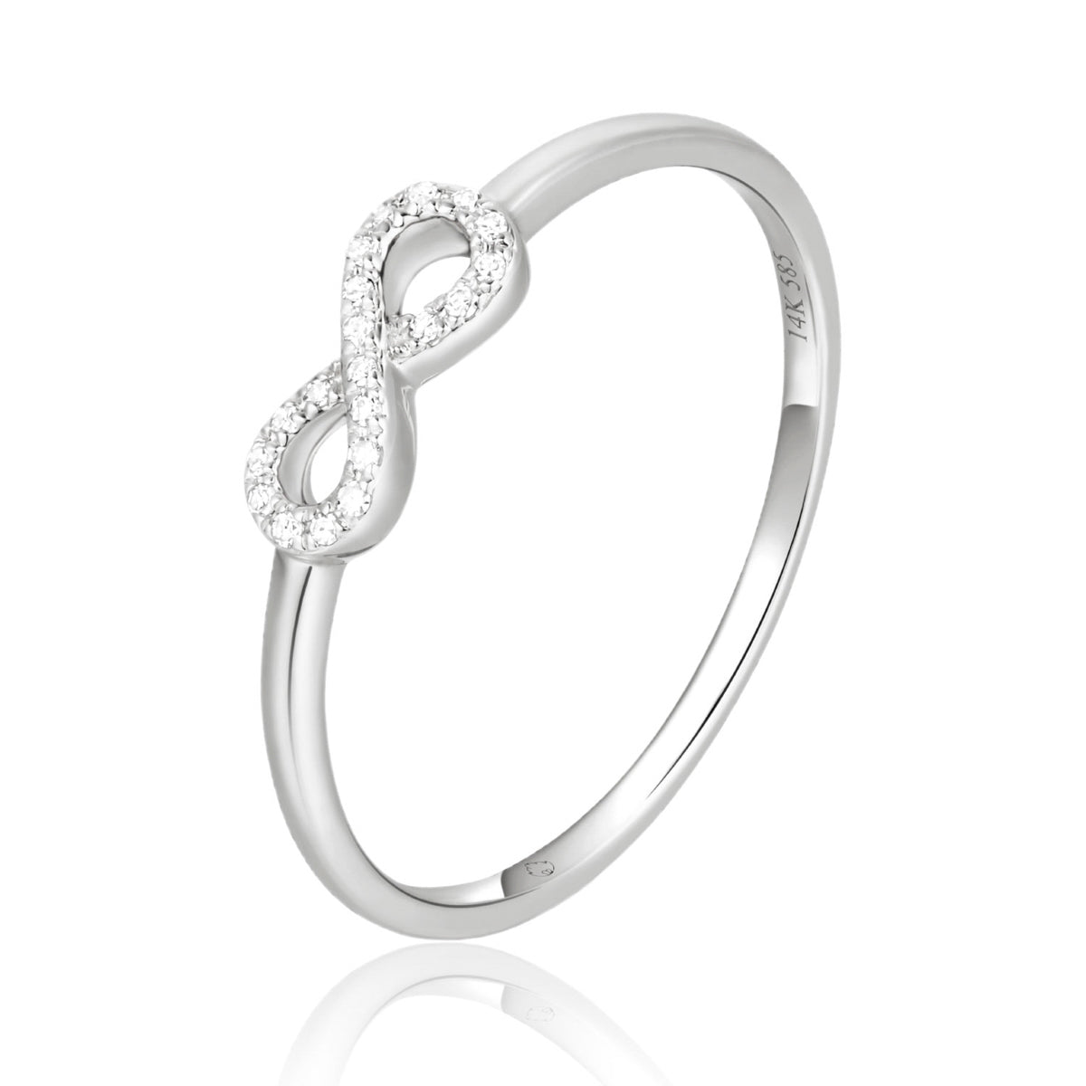 Infinity Diamond Ring