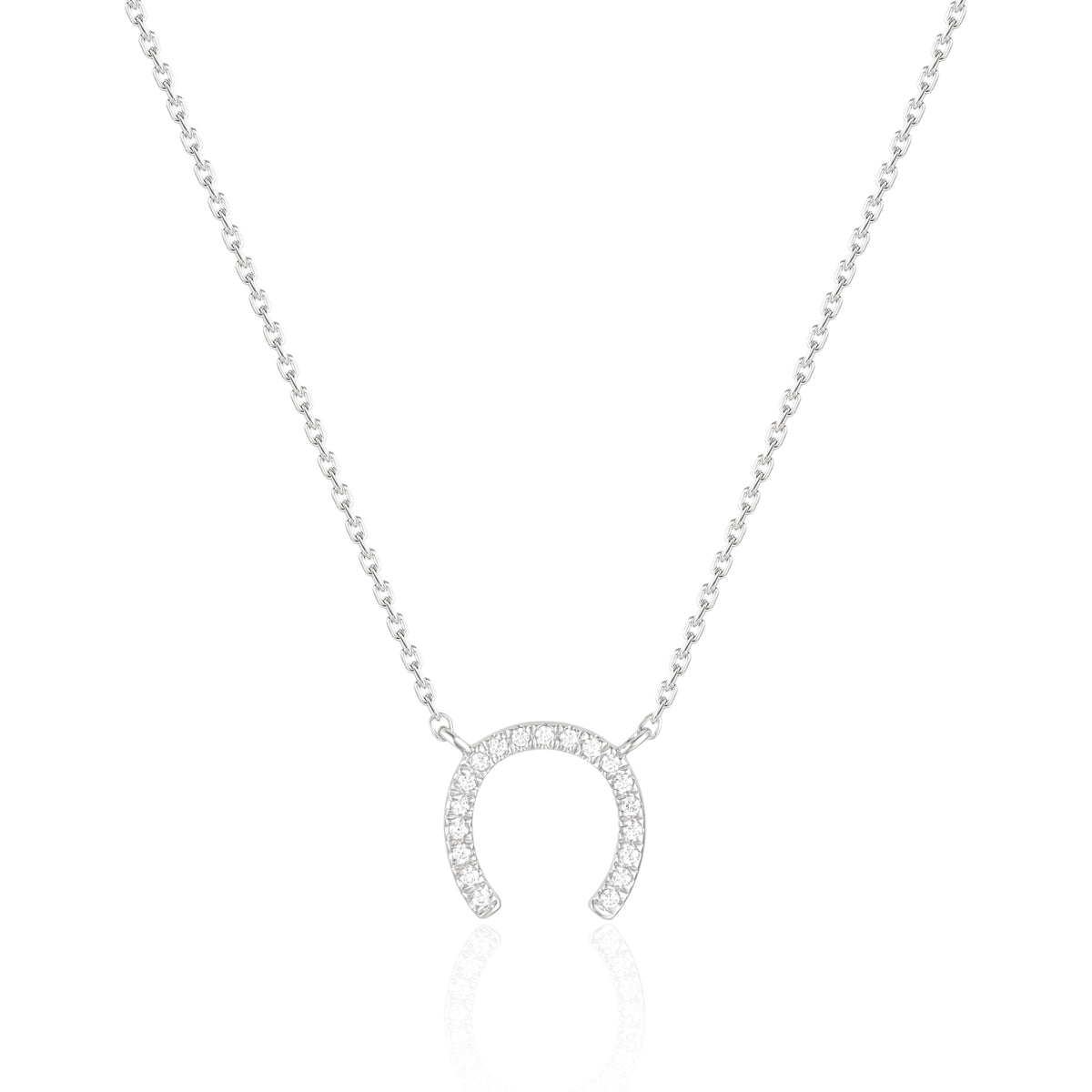 Horseshoe Diamond Necklace