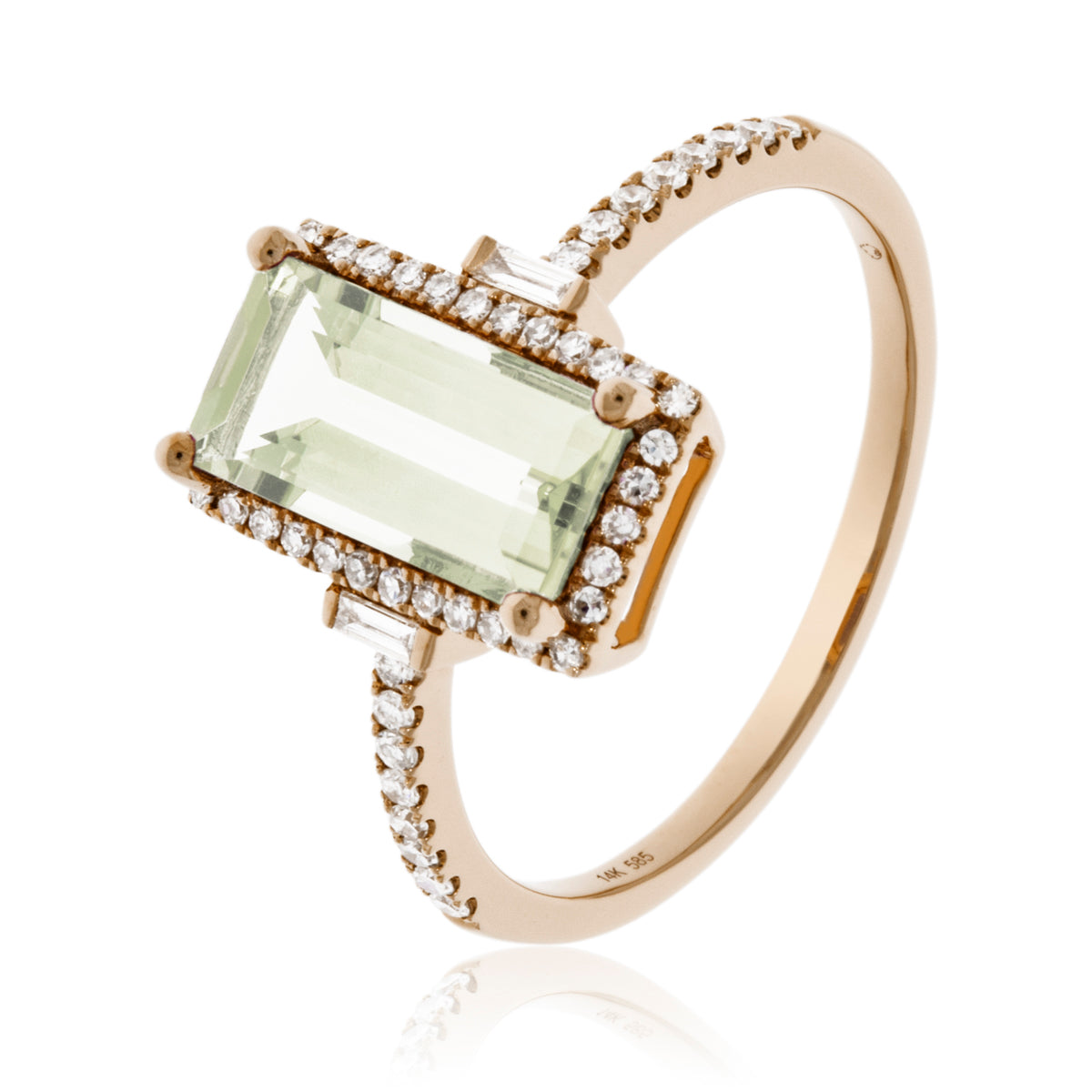 Slim Emerald Cut Ring