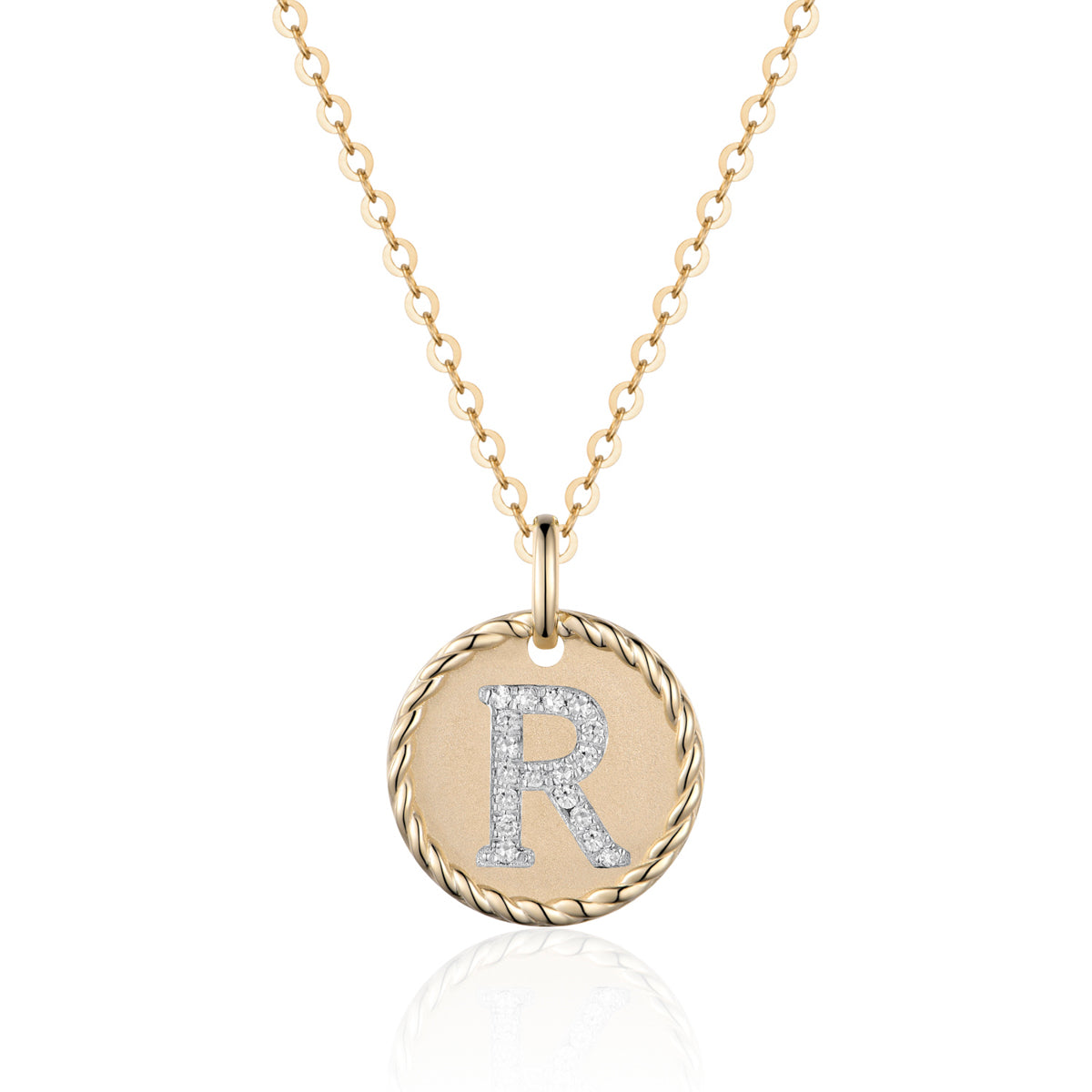 Initial Medallion Necklace