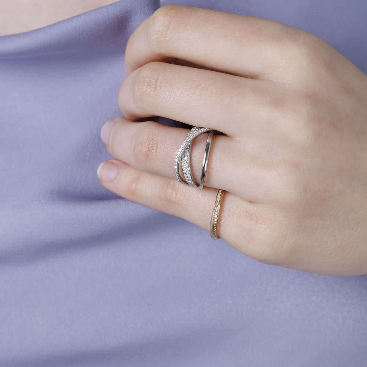 Orbit Diamond Ring