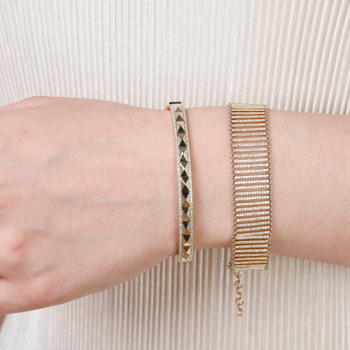 Pyramid Bold Statement Bangle