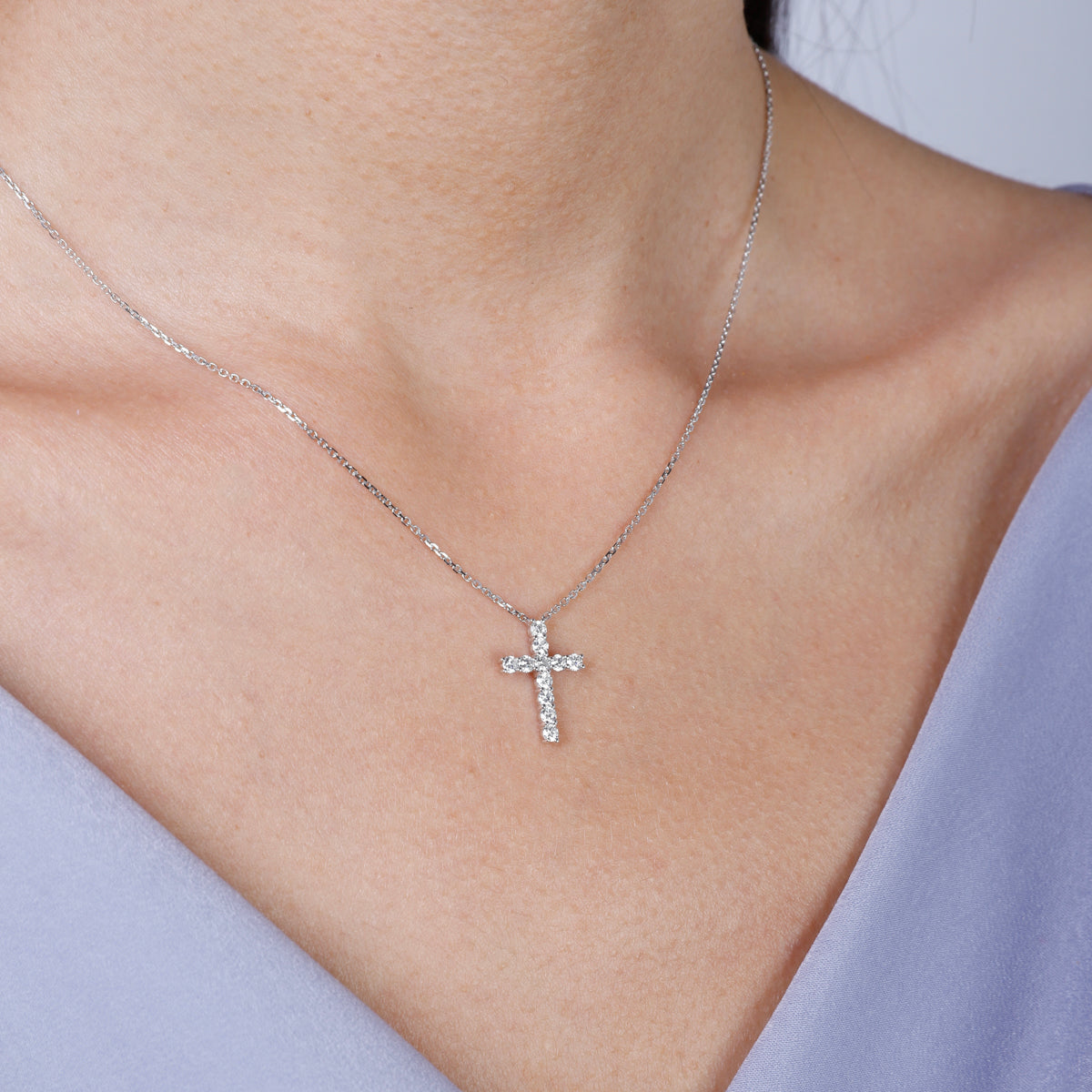 Micro Diamond Cross